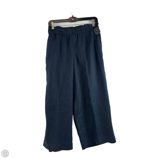 Pants Linen By Talbots In Navy, Size: 12p