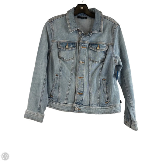 Jacket Denim By Talbots In Blue Denim, Size: Mp