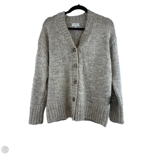 Sweater Cardigan By Lucky Brand In Beige, Size: M