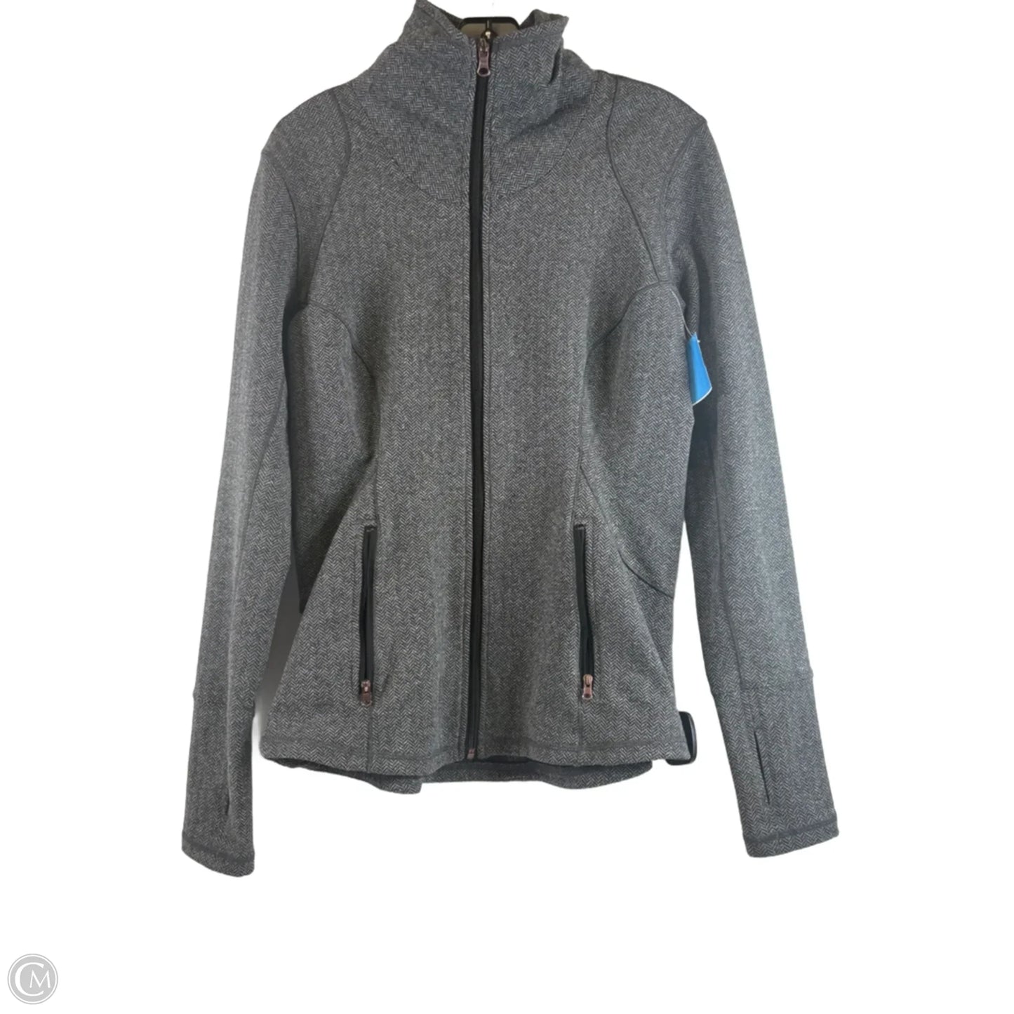 Athletic Jacket By Calia In Grey, Size: M