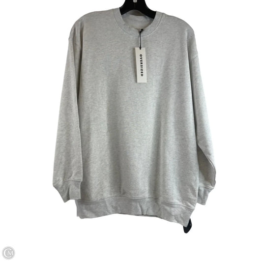 Sweatshirt Crewneck By Aritzia In Grey, Size: Xs