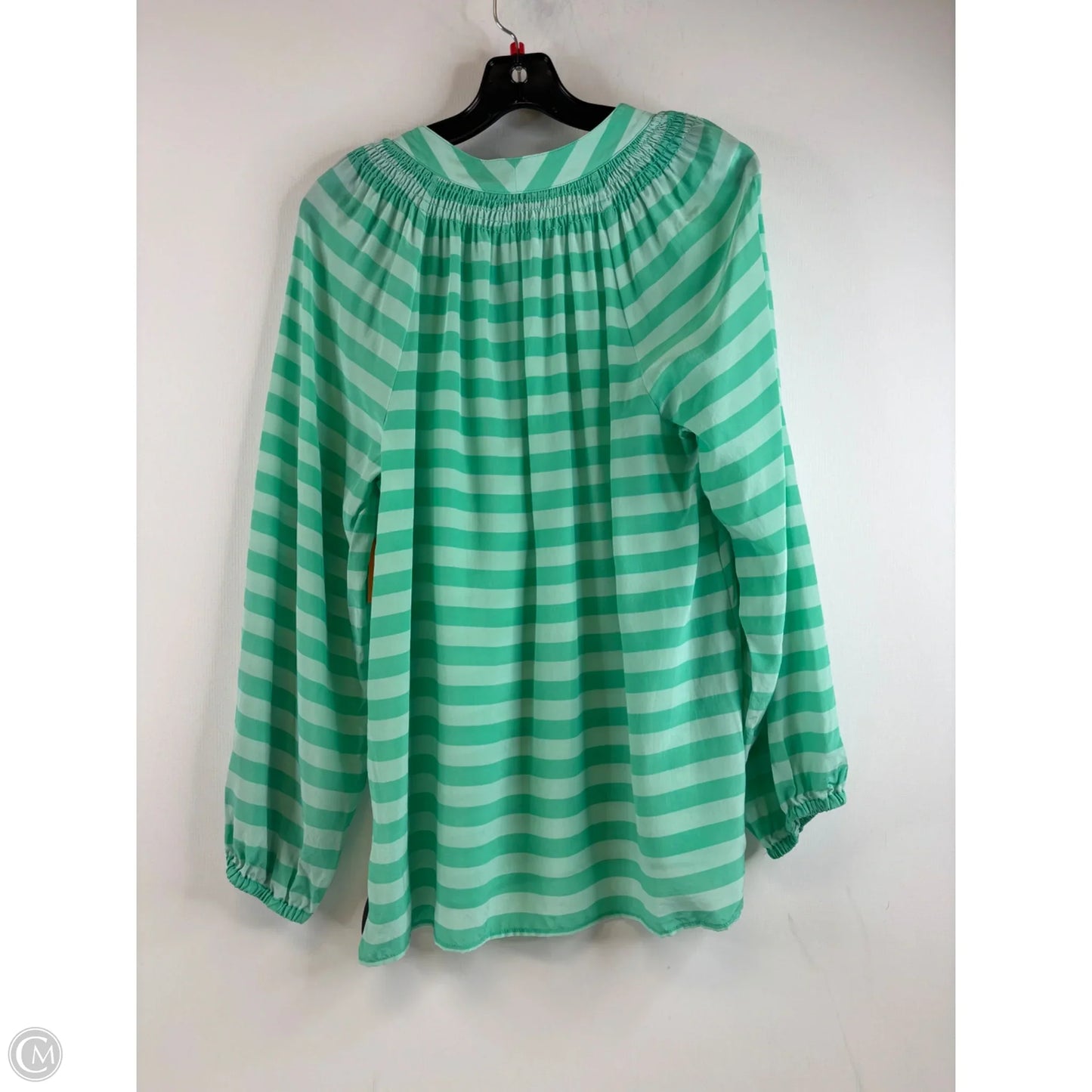 Top Long Sleeve Designer By Lilly Pulitzer In Green, Size: L
