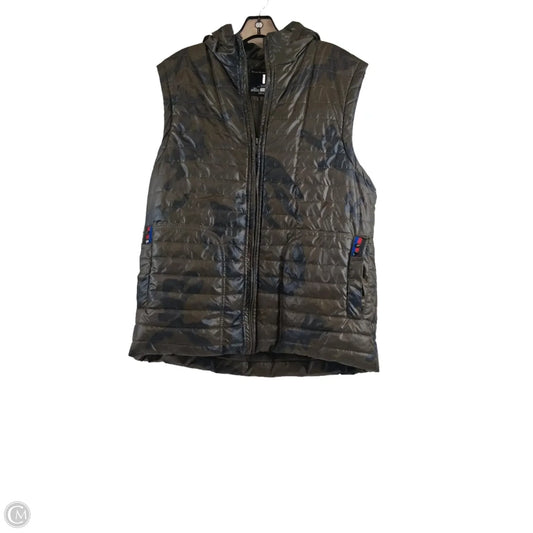 Vest Puffer & Quilted By Jeans By Buffalo In Camouflage Print, Size: L