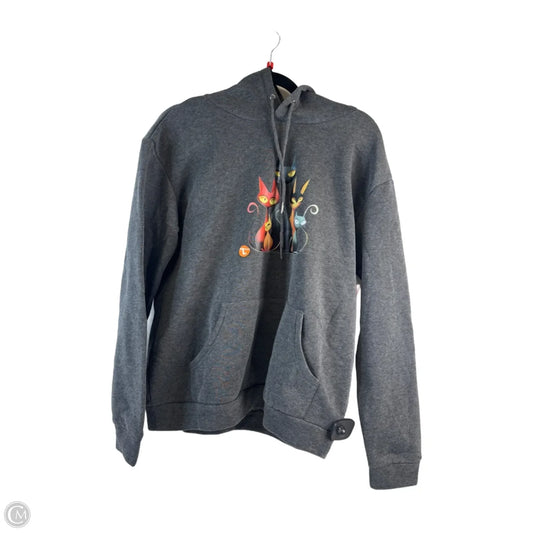 Sweatshirt Hoodie By Cmf In Grey, Size: L