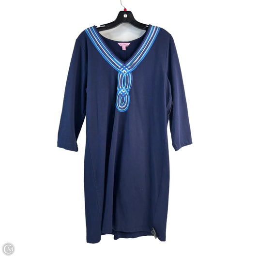 Dress Designer By Lilly Pulitzer In Navy, Size: Xl