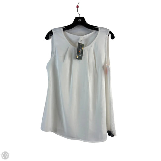 Tank Top By Clothes Mentor In White, Size: M
