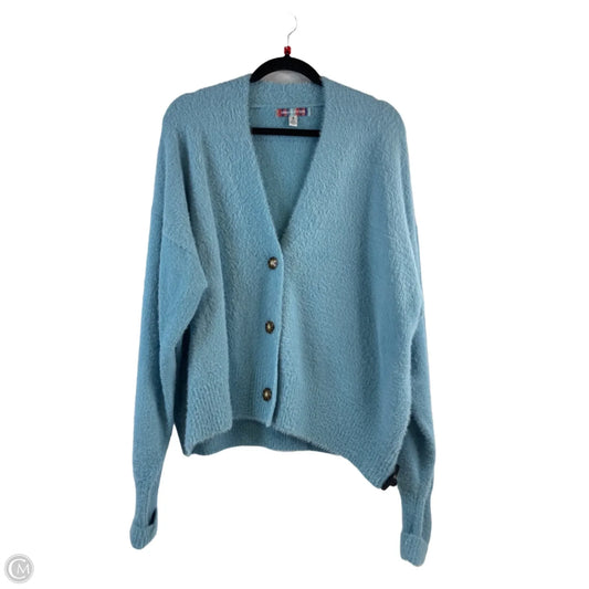 Sweater Cardigan By Urban Outfitters In Blue, Size: M