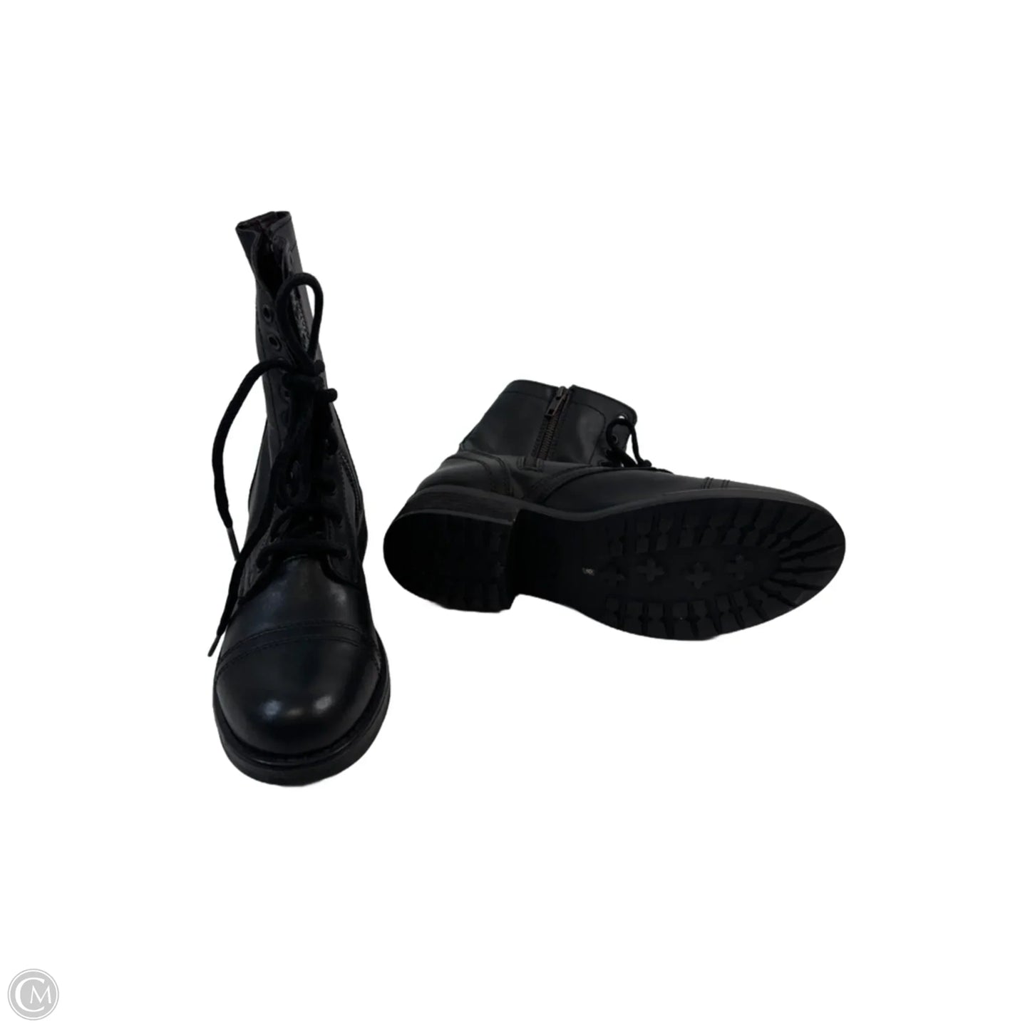 Boots Combat By Steve Madden In Black, Size: 9