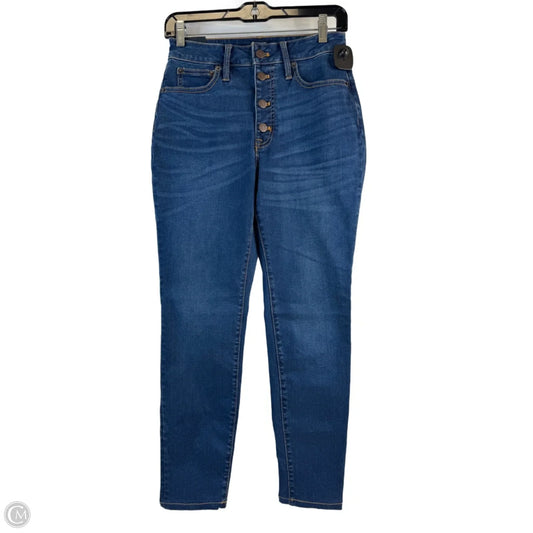 Jeans Skinny By J. Crew In Blue Denim, Size: 4