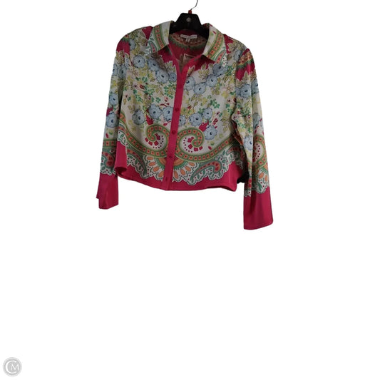 Top Long Sleeve By Maison Damelie In Multi-colored, Size: S