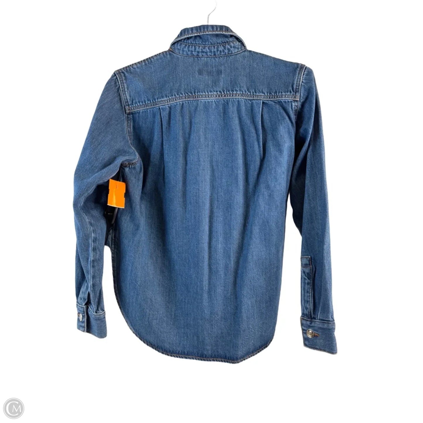 Jacket Denim By Loft In Blue Denim, Size: Xs