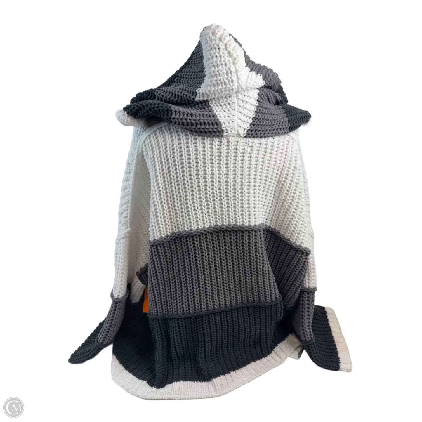 Sweater By Pol In Green & White, Size: M