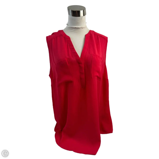 Top Sleeveless By Torrid In Coral, Size: L