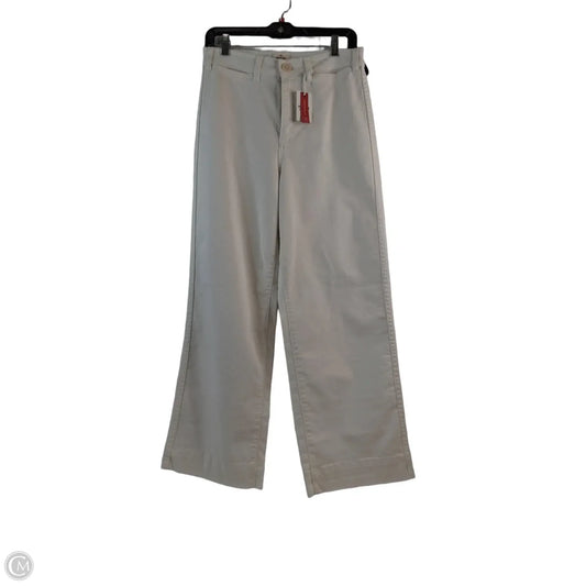Jeans Wide Leg By Marine Layer In White Denim, Size: 6