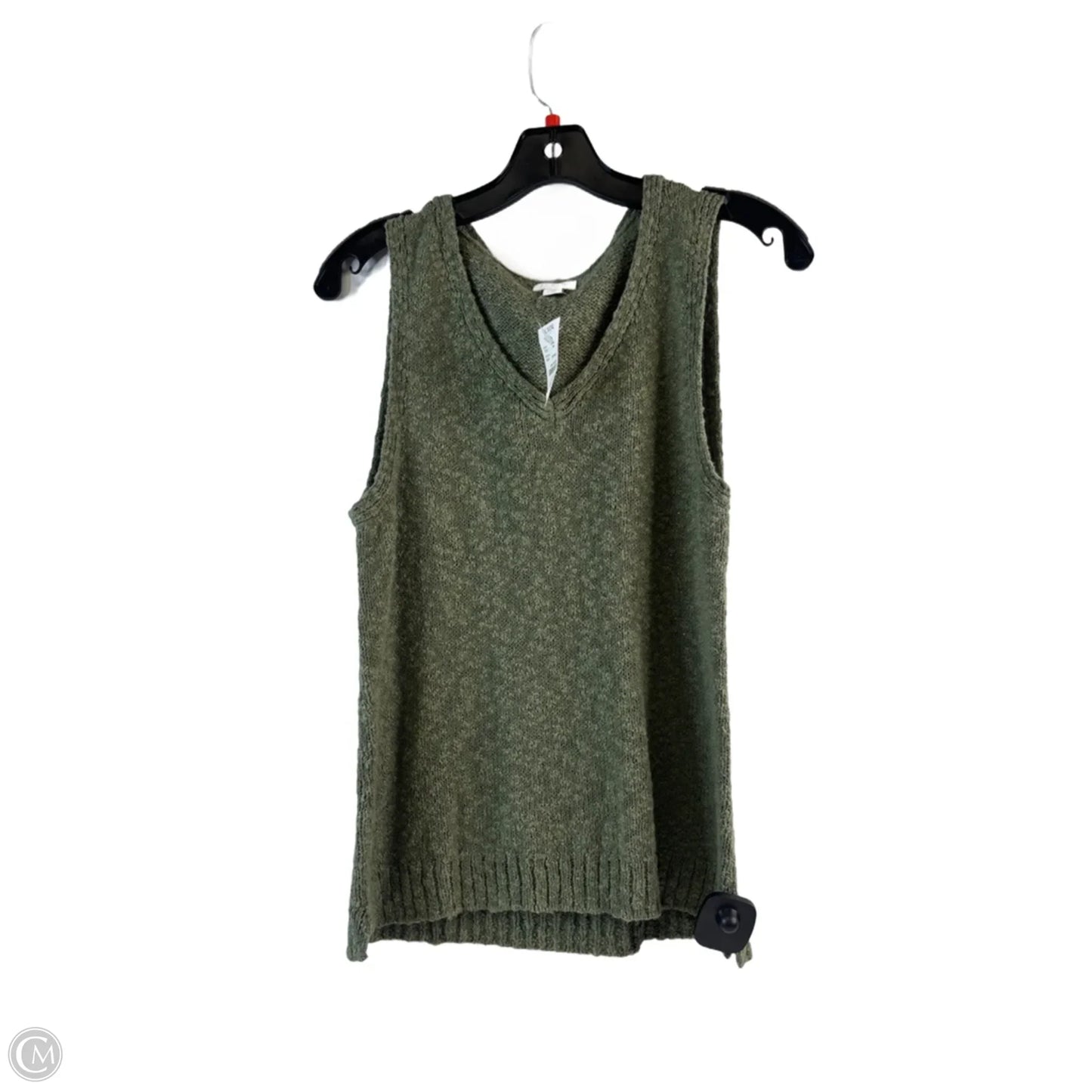 Top Sleeveless By J. Crew In Green, Size: M
