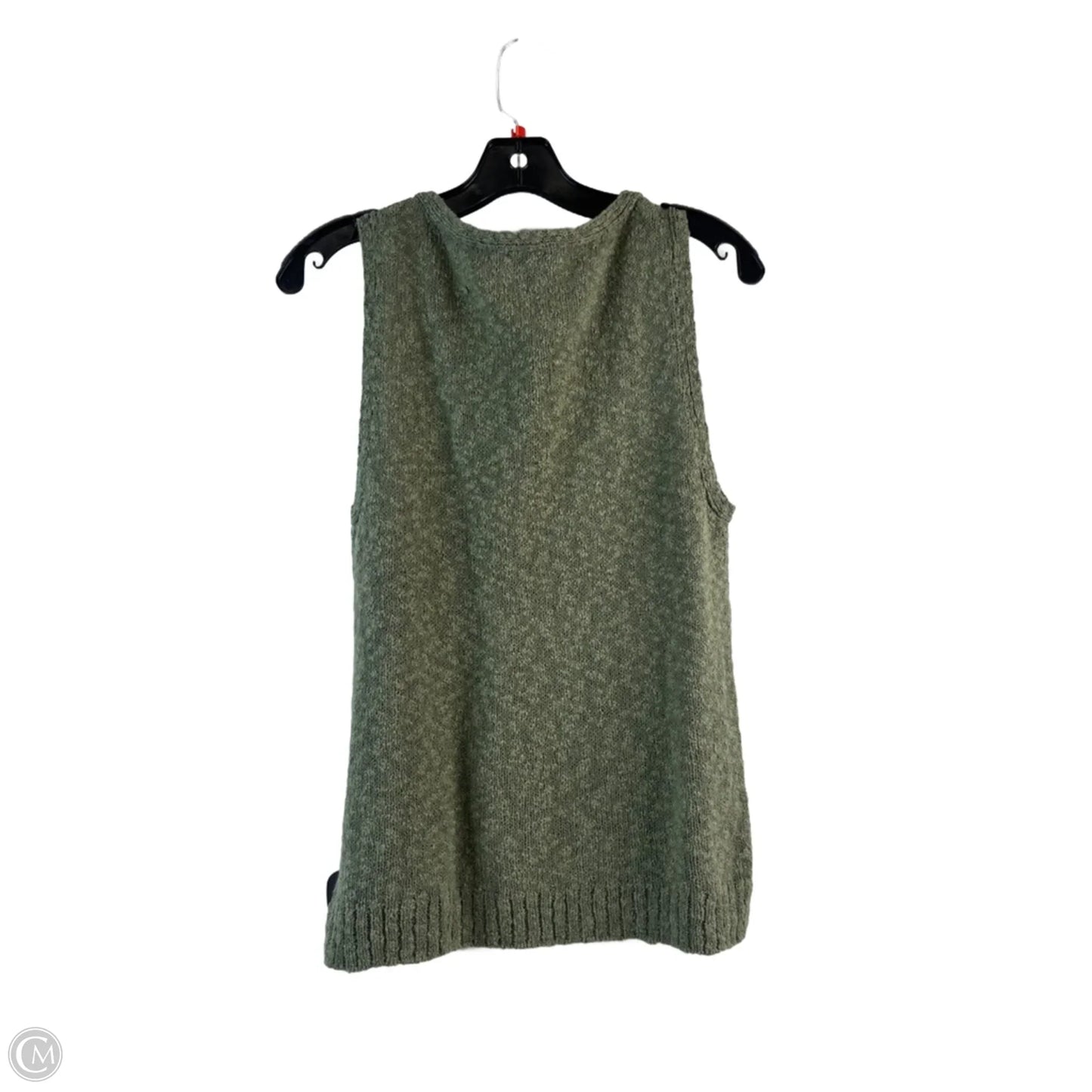 Top Sleeveless By J. Crew In Green, Size: M