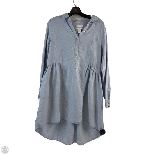 Dress Casual Midi By H For Halston In Blue, Size: S