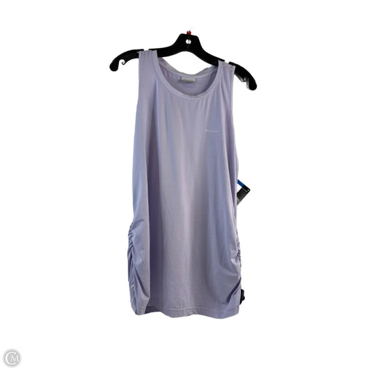 Athletic Tank Top By Columbia In Purple, Size: L