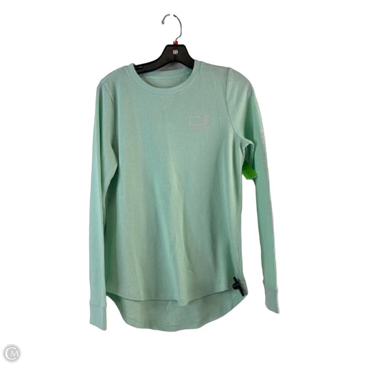 Top Long Sleeve By Vineyard Vines In Green, Size: S