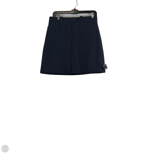 Skirt Midi By Loft In Navy, Size: 4