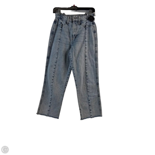 Jeans Straight By Forever 21 In Blue Denim, Size: 4