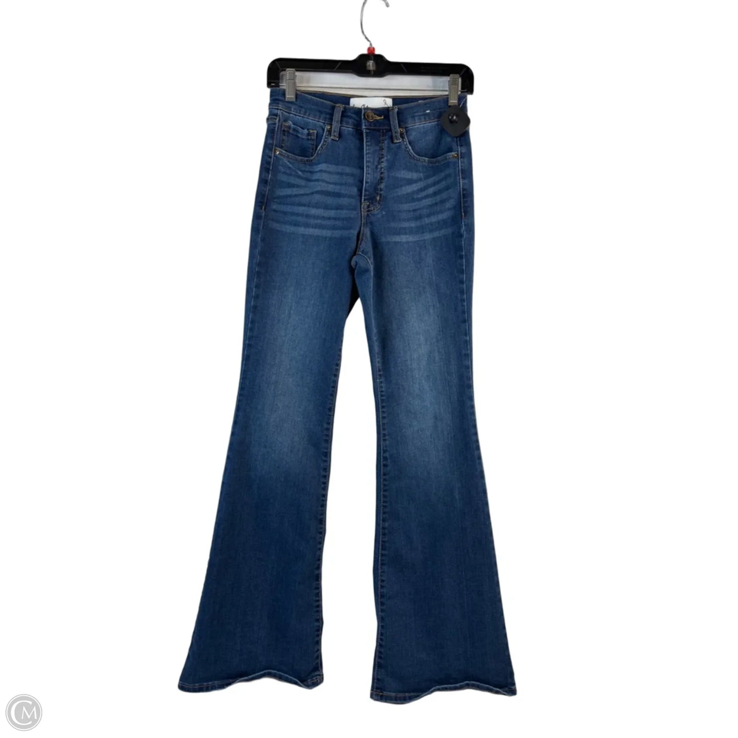 Jeans Boot Cut By Sam Edelman In Blue Denim, Size: 2