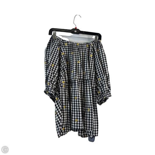 Top Short Sleeve By Old Navy In Black & White, Size: Xl