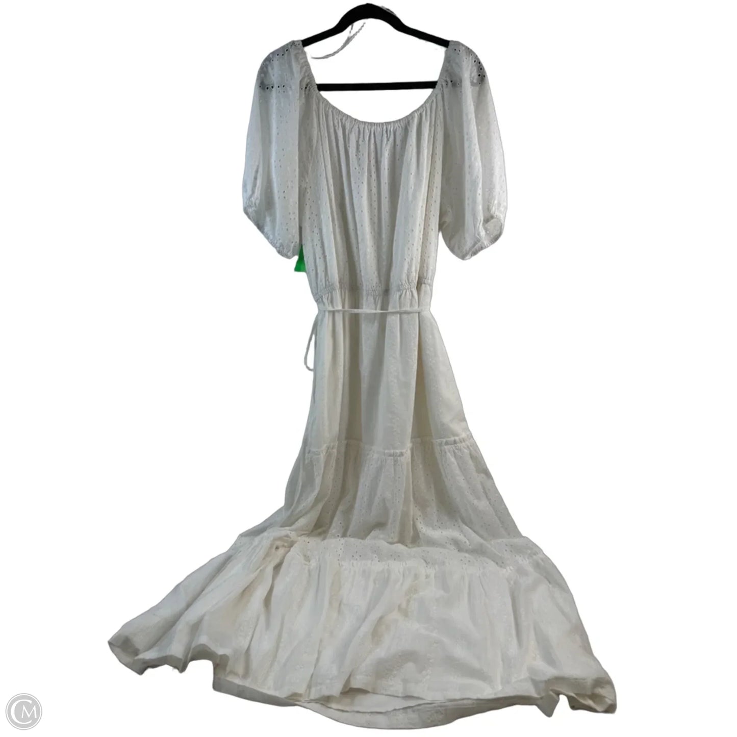Dress Casual Maxi By Draper James In White, Size: Xxl
