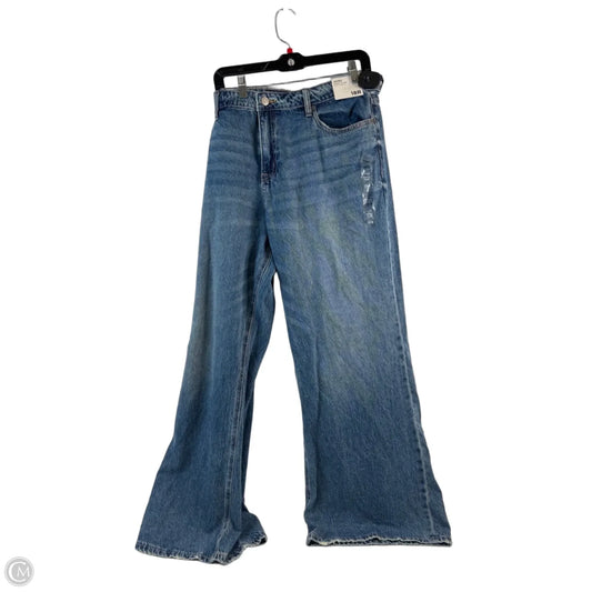 Jeans Flared By Aeropostale In Blue Denim, Size: 18