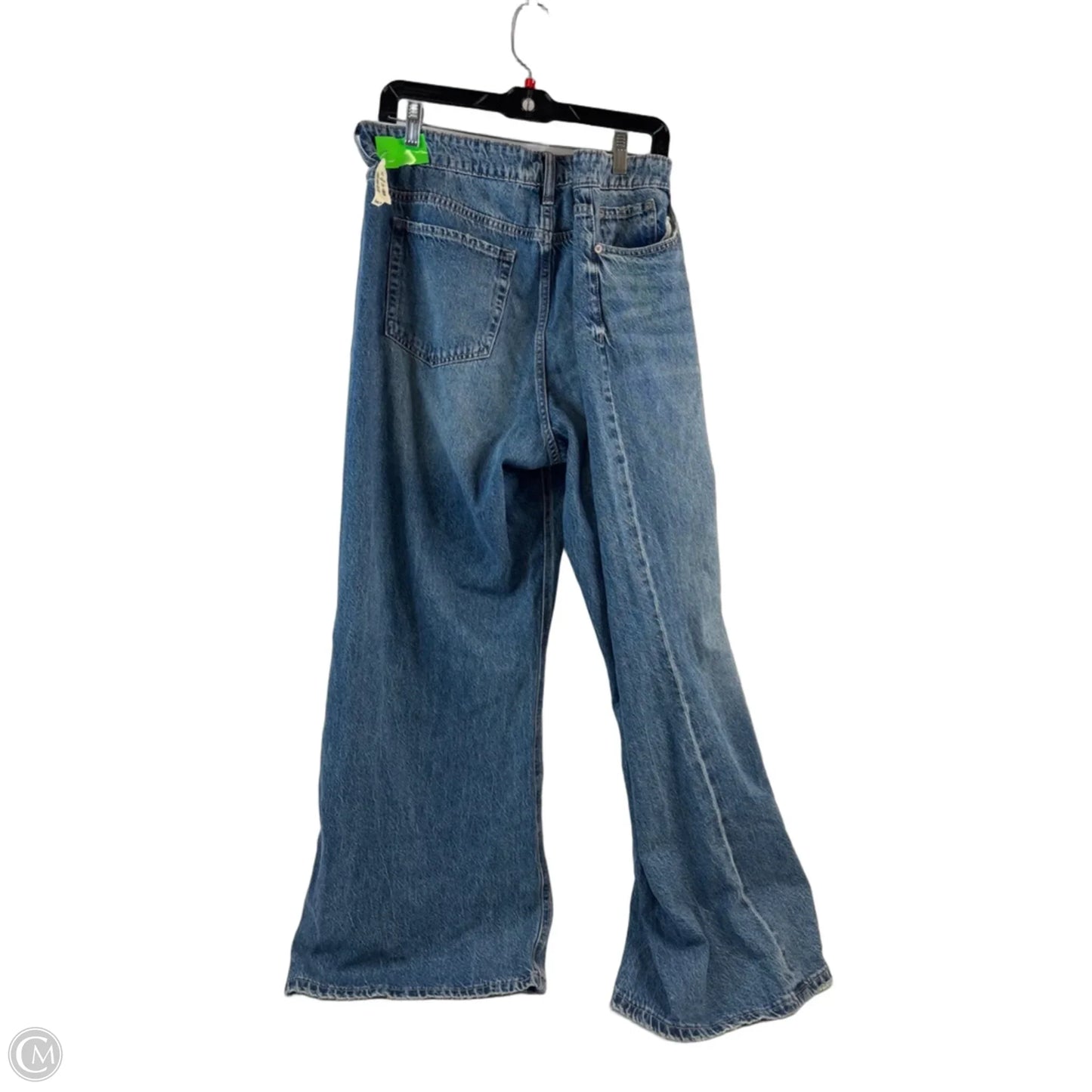 Jeans Flared By Aeropostale In Blue Denim, Size: 18