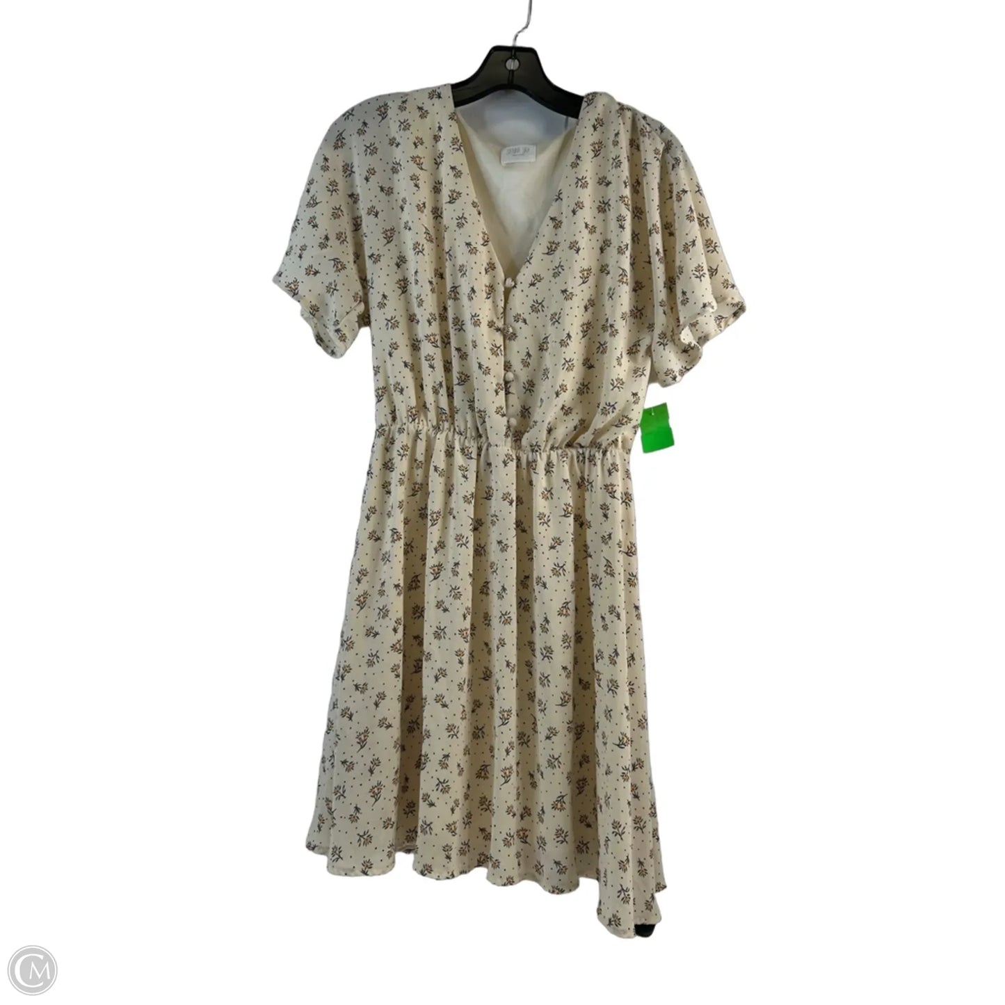 Dress Casual Midi By Sienna Sky In Blue & Cream, Size: M