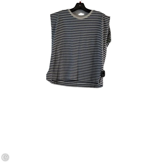 Top Short Sleeve Basic By Grey State In Blue & White, Size: S
