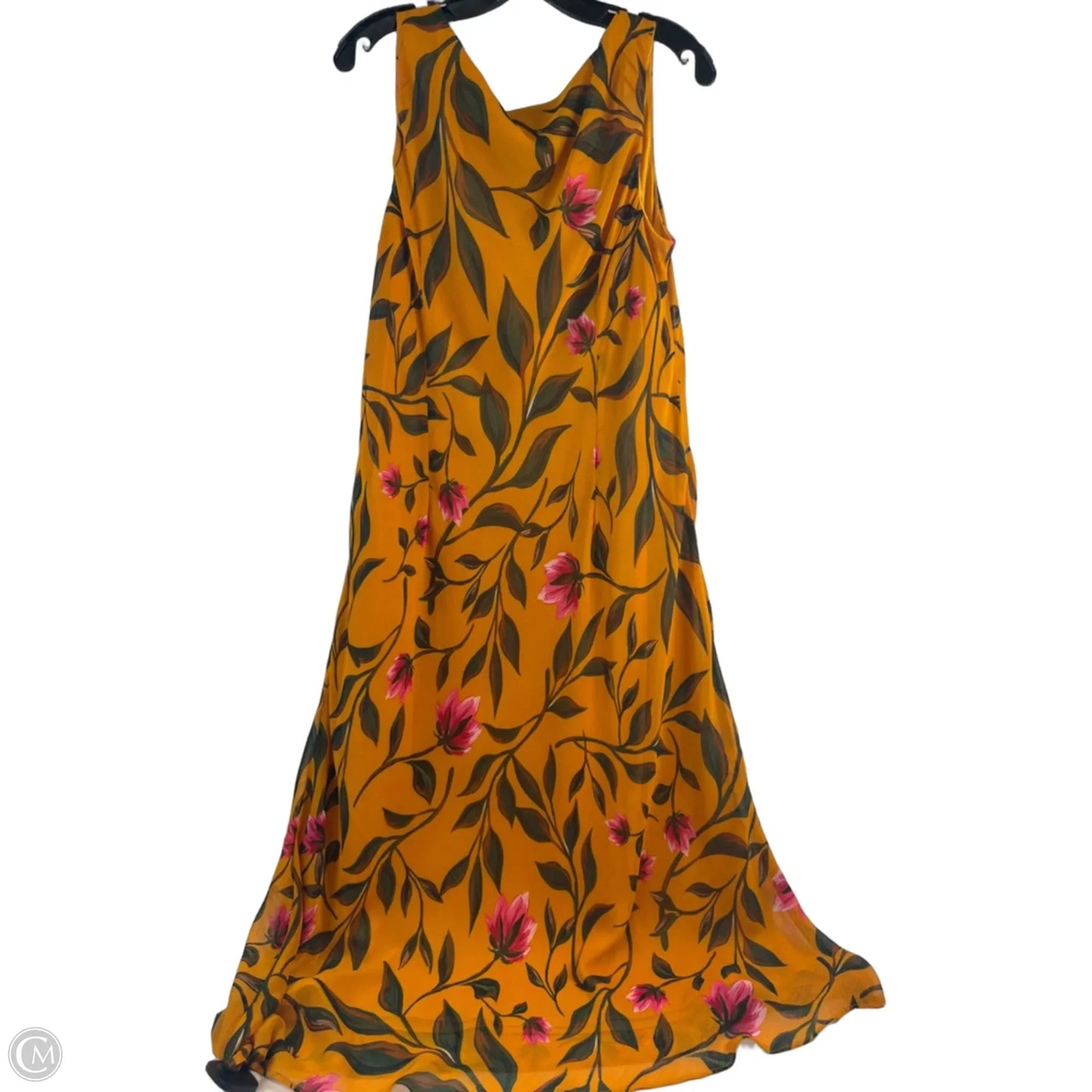 Dress Casual Maxi By Ronnie Nicole In Green & Orange, Size: Xl