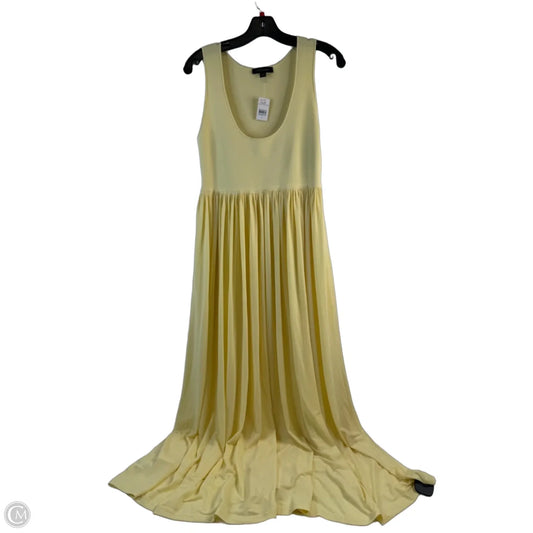 Dress Casual Maxi By Ann Taylor In Yellow, Size: M