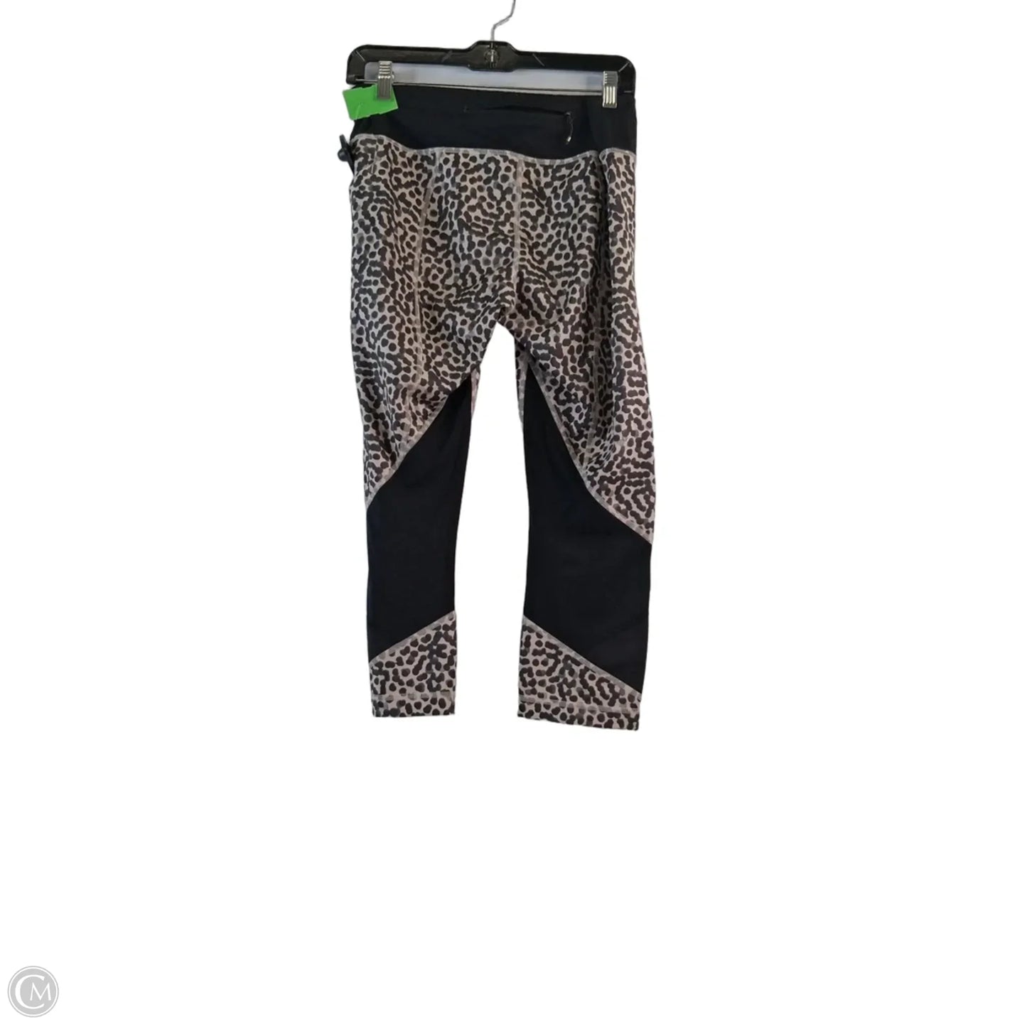 Athletic Capris By Lululemon In Leopard Print, Size: 10