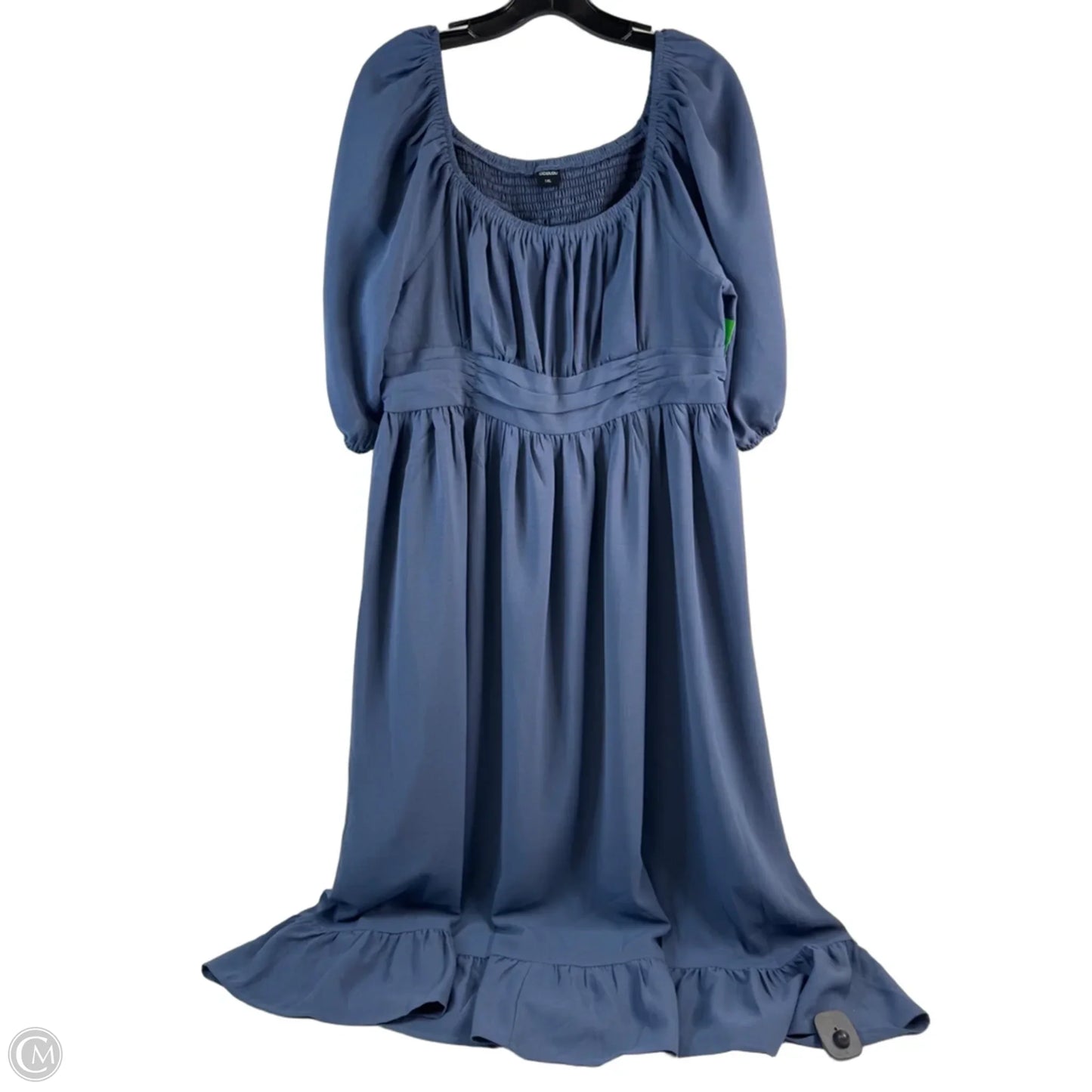 Dress Casual Maxi By Clothes Mentor In Blue, Size: 1x