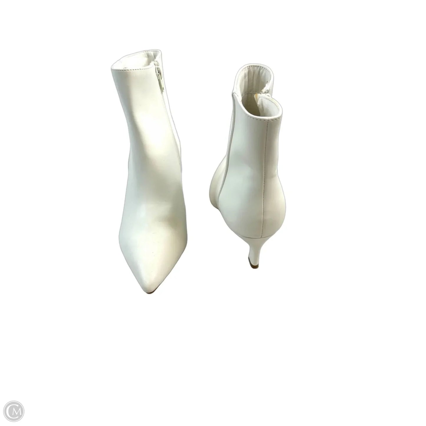 Boots Ankle Heels By Madden Girl In White, Size: 8
