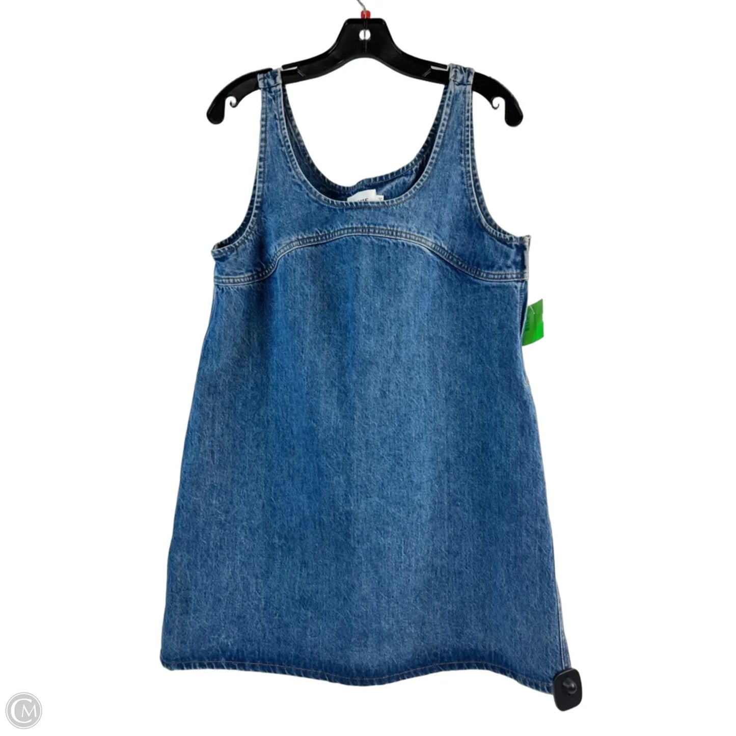 Tunic Sleeveless By Frame In Blue Denim, Size: M