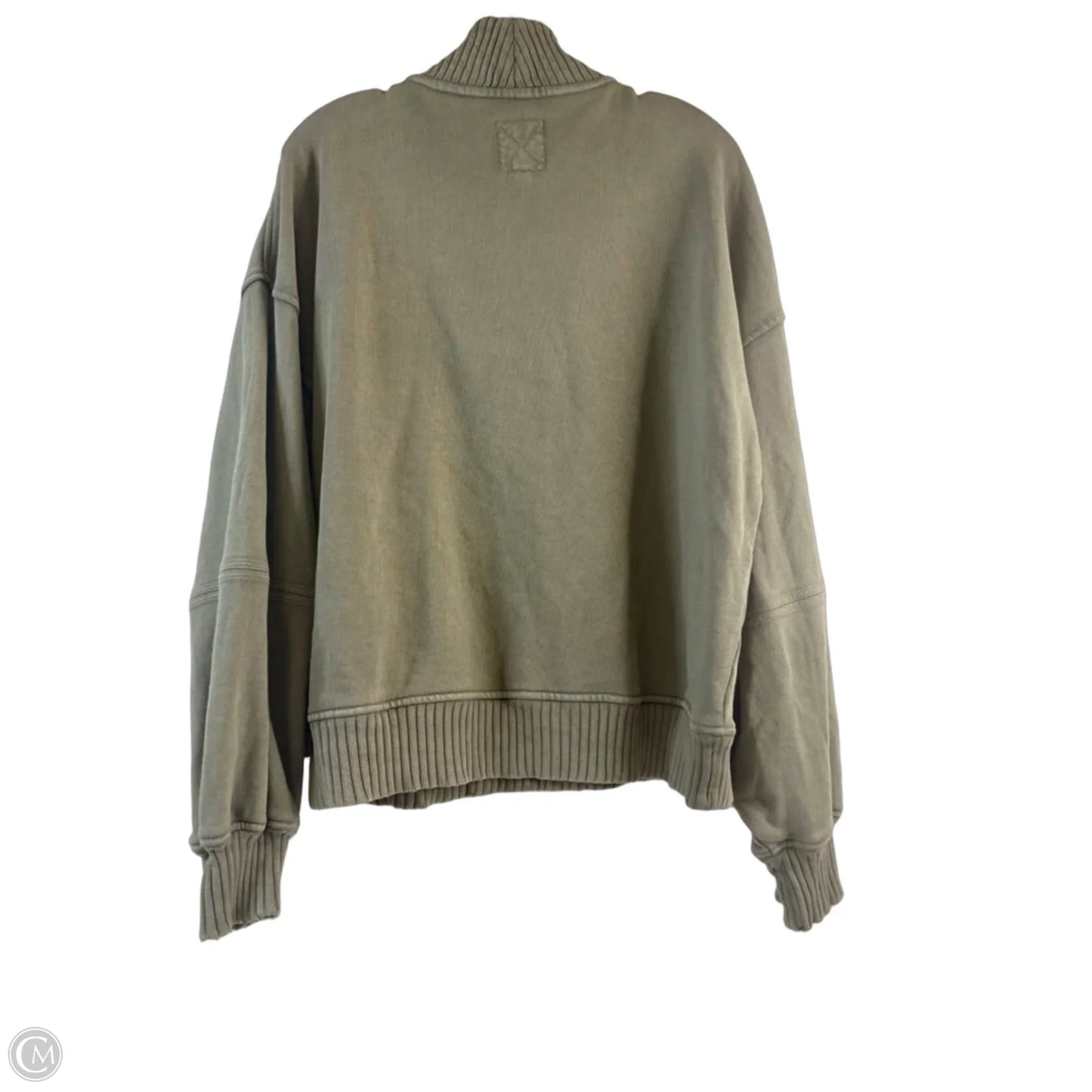 Sweatshirt Collar By Aerie In Green, Size: L