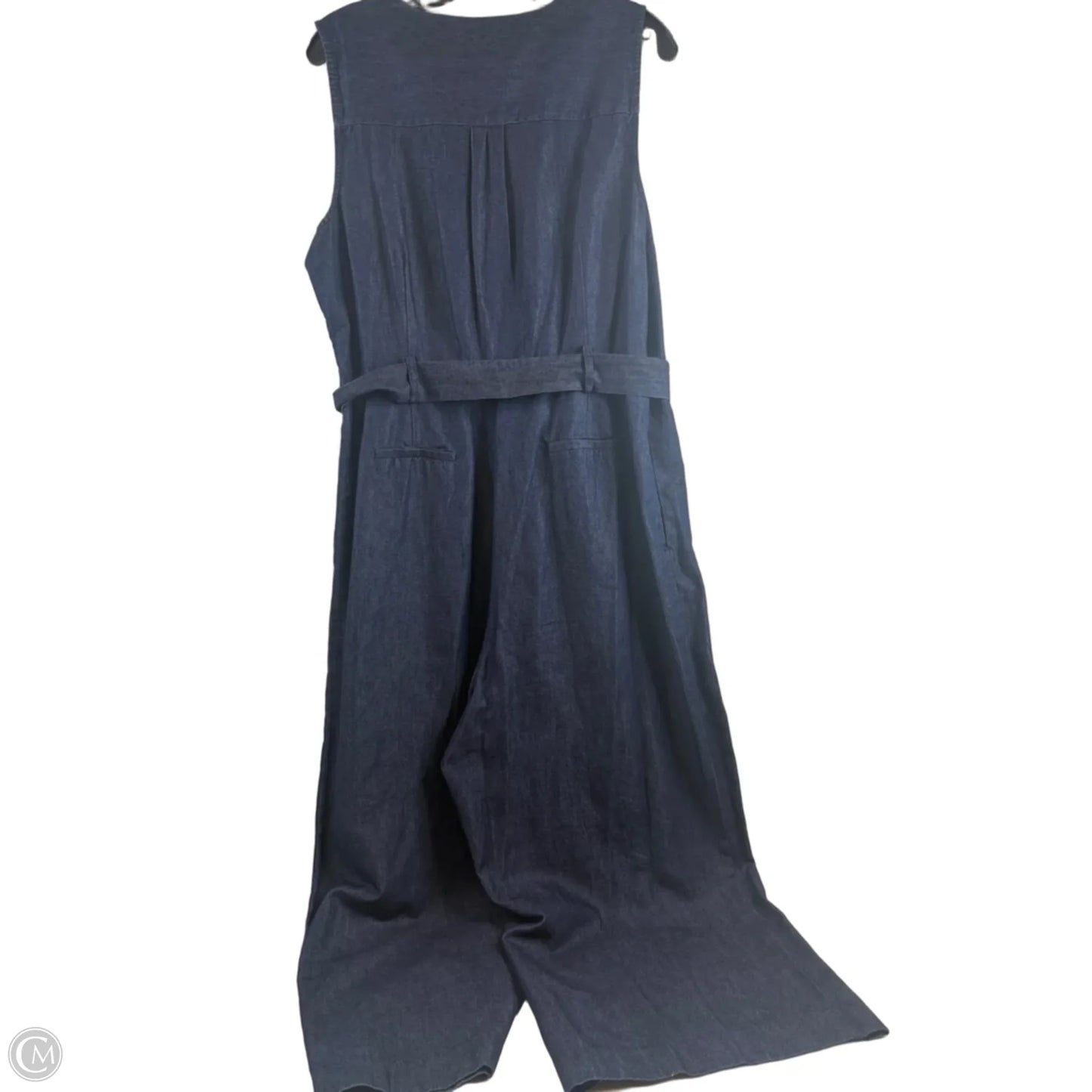 Jumpsuit By Nine West Apparel In Blue Denim, Size: Xl