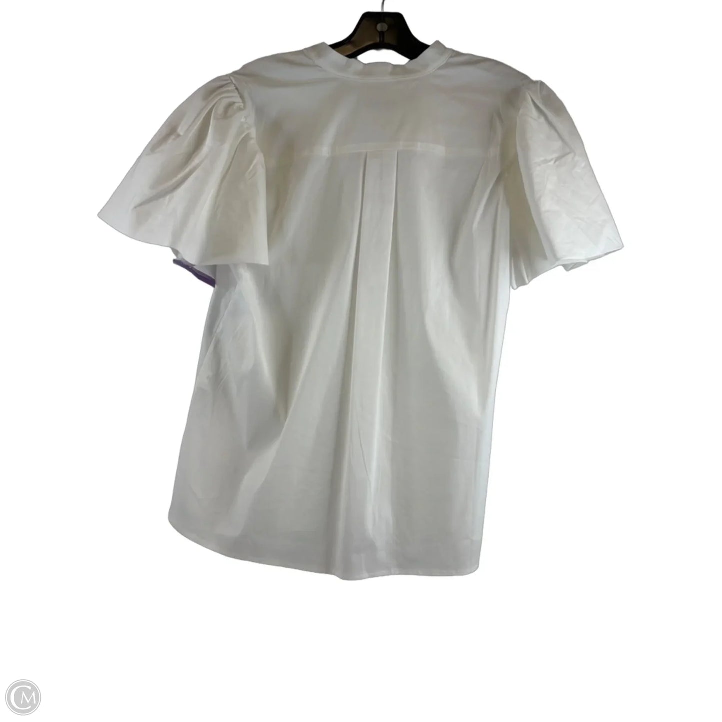 Top Short Sleeve By Chicos In White, Size: M