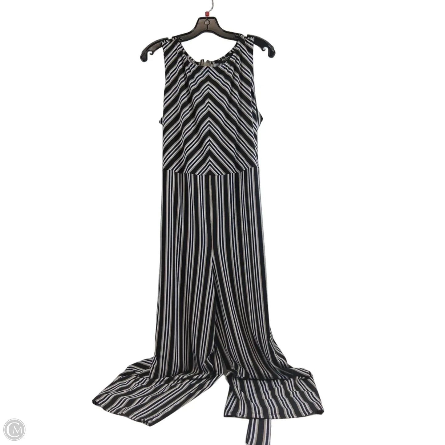 Jumpsuit By Clothes Mentor In Black & Brown, Size: Lp