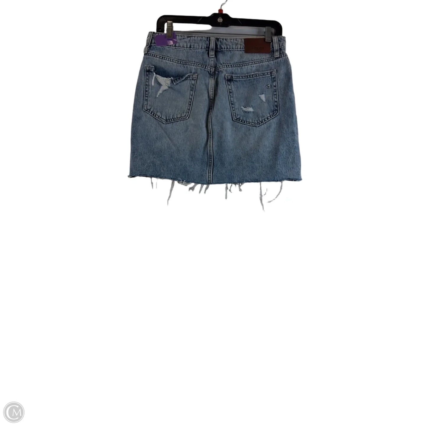 Skirt Mini & Short By Hidden In Blue Denim, Size: 8