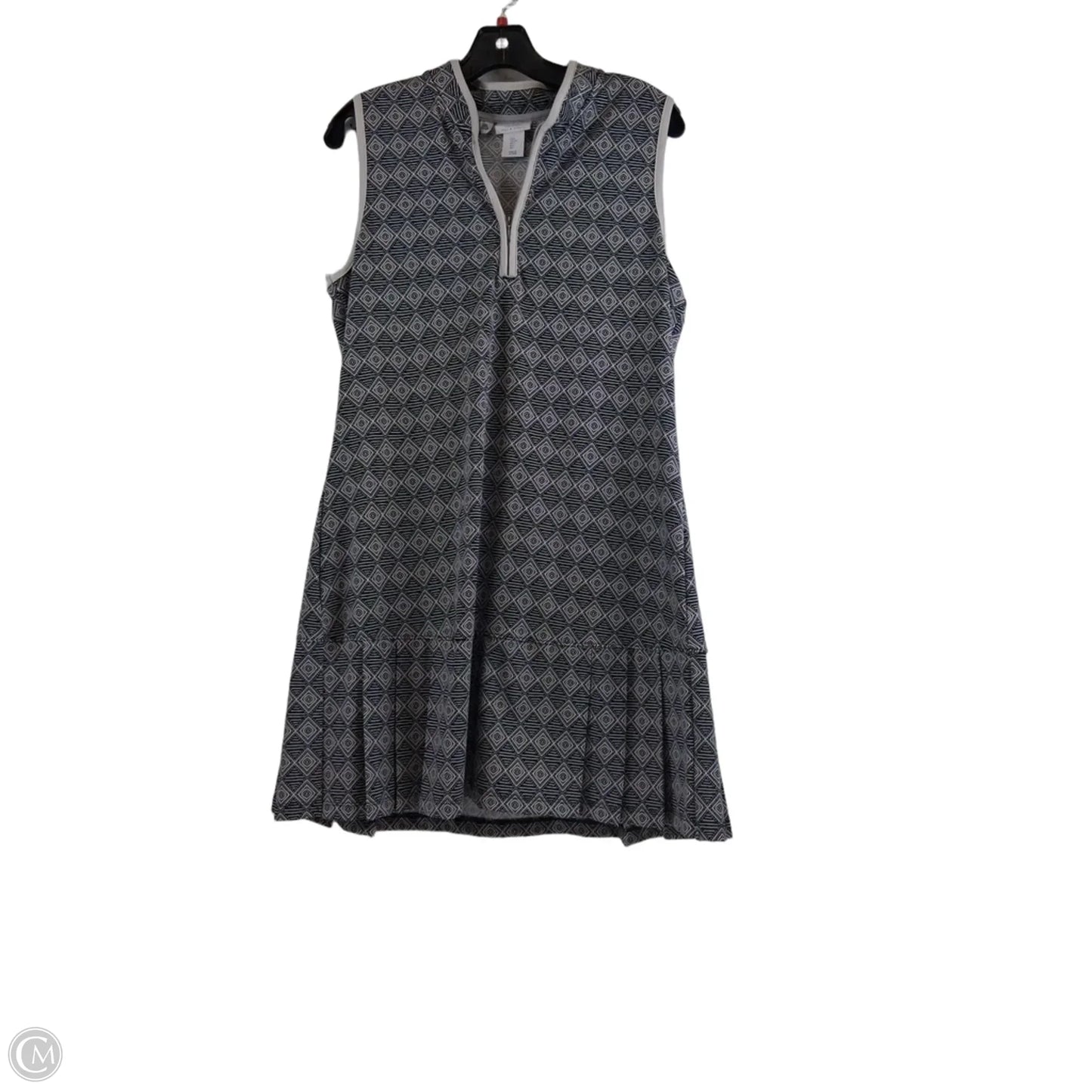 Athletic Dress By Sigrid Olsen In Black & White, Size: L