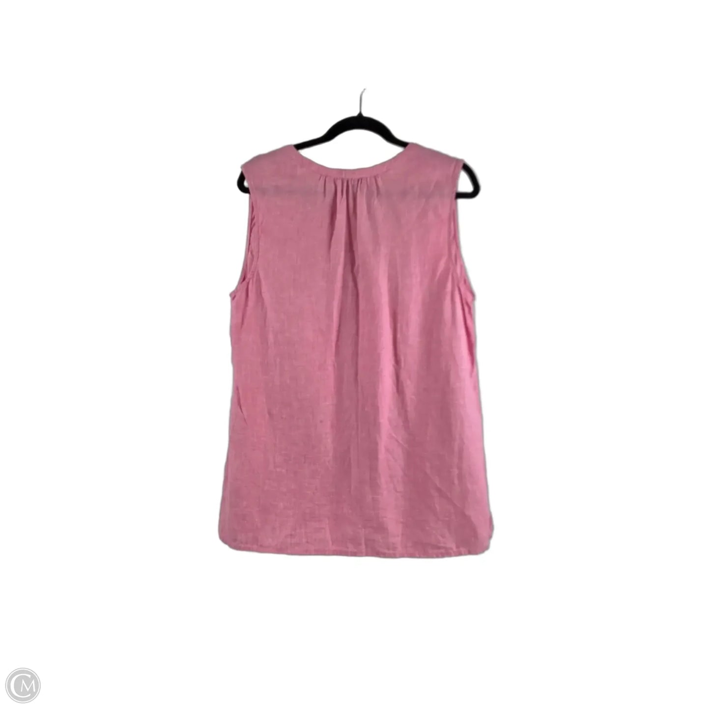 Top Sleeveless By Vineyard Vines In Pink, Size: L