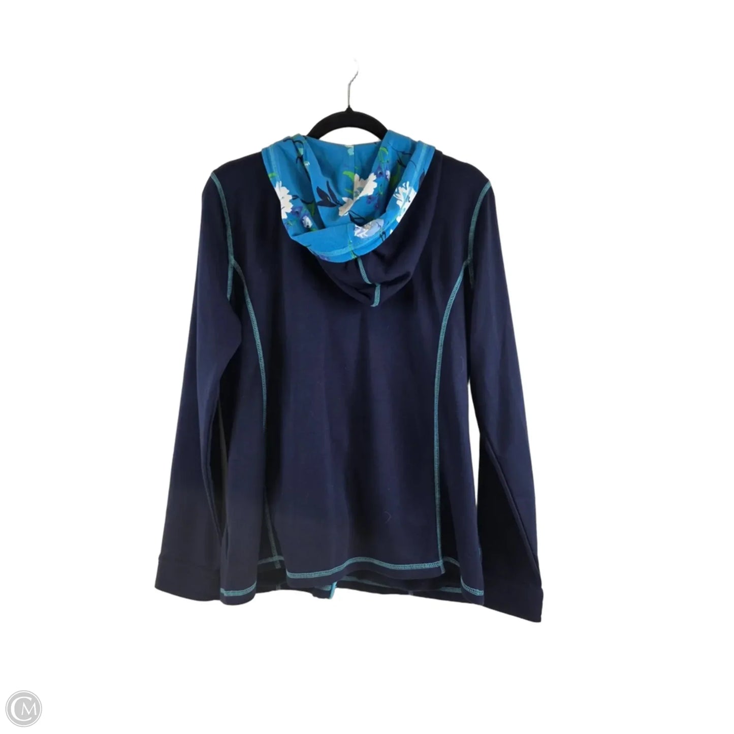 Sweatshirt Hoodie By Isaac Mizrahi Live Qvc In Navy, Size: M