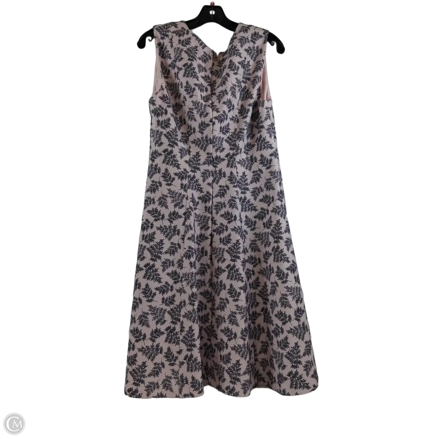 Dress Casual Midi By Tommy Hilfiger In Pink & Purple, Size: L