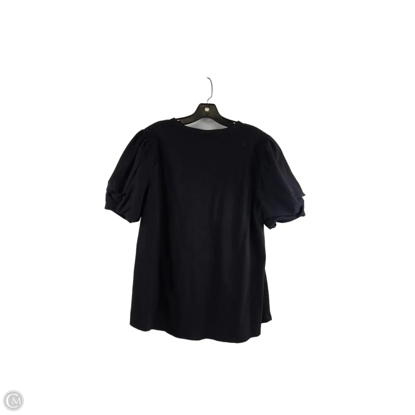 Top Short Sleeve By Chicos In Black, Size: Xl