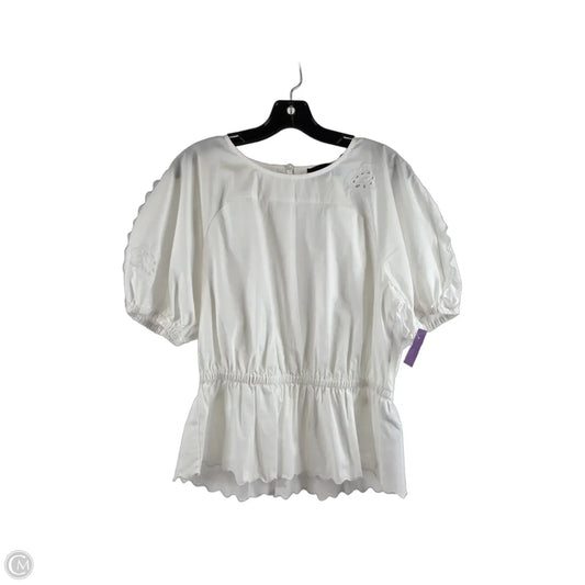Top Short Sleeve Basic By 7 For All Mankind In White, Size: M