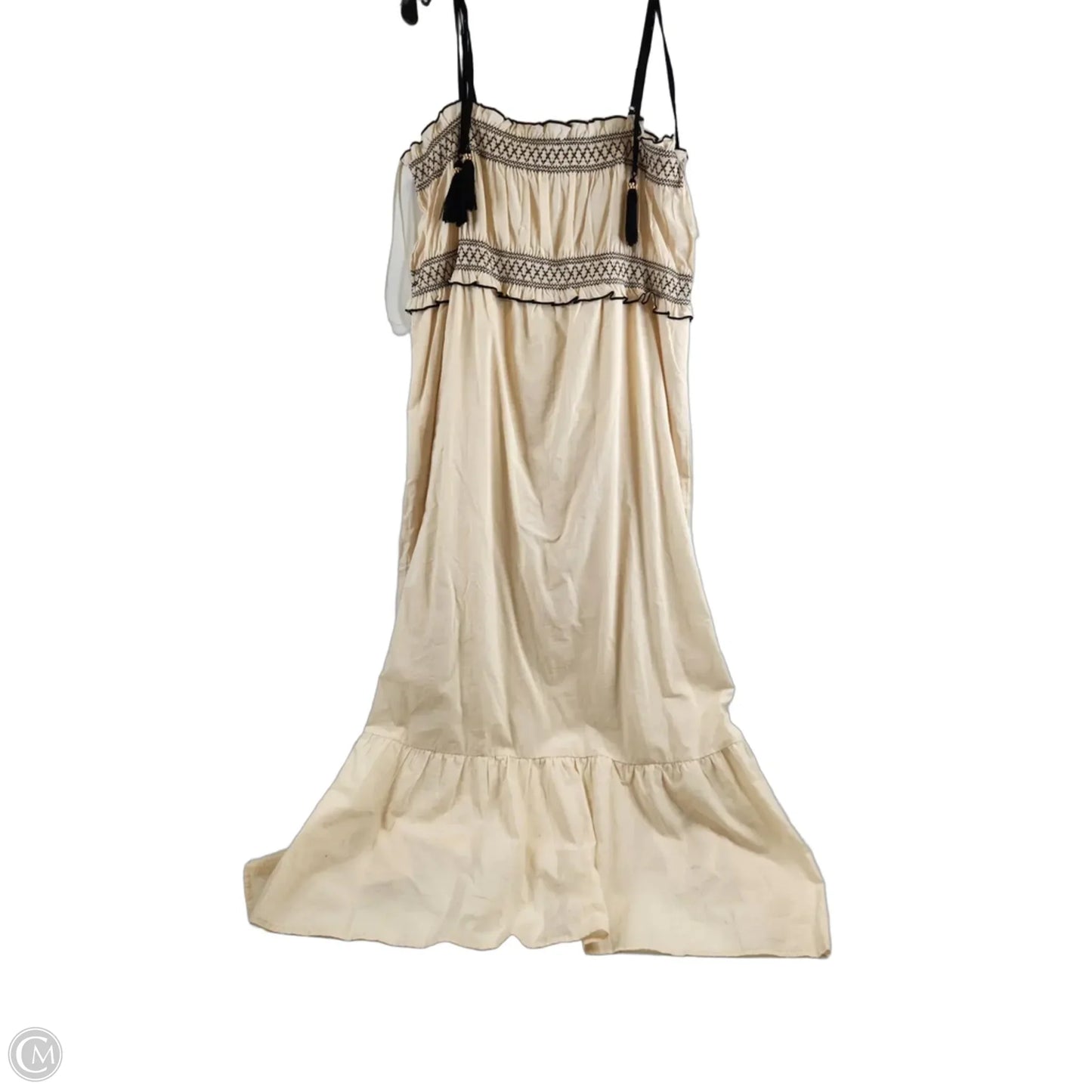 Dress Casual Maxi By Clothes Mentor In Cream, Size: L